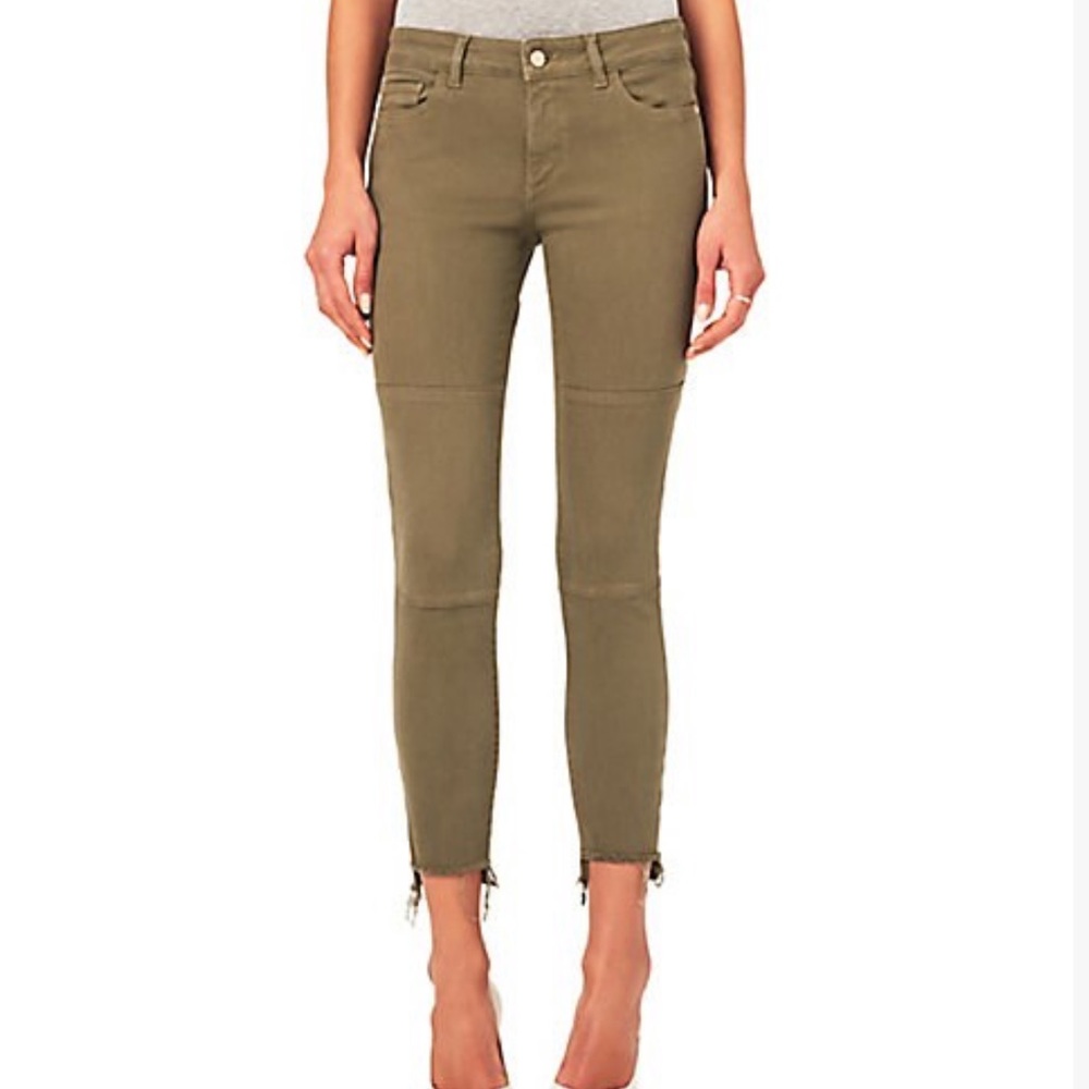 DL1961 Olive Green Skinny Jeans Size 25